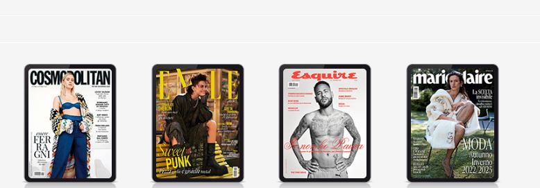 Rivista digitale abbonamento gratis: Cosmopolitan, Elle, Esquire e Marie Claire
