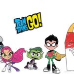 Teen Titans Go Poster da colorare, pastelli e stickers con Happy Meal